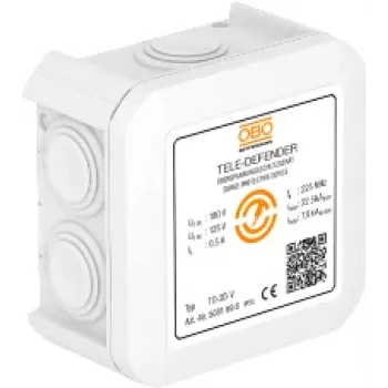 OBO Bettermann TD-2D-V zaščita pred prenapetostjo za modem/omrežje, bela (5081698)