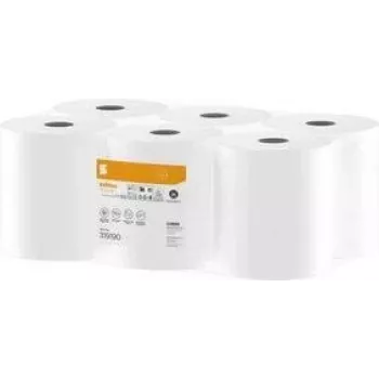 Satino by Wepa HiCycle brisača v roli, 2-slojna, 138 m, 100 % reciklirana, visoko bela, reliefna tekstura, paket 6 kosov (319190)