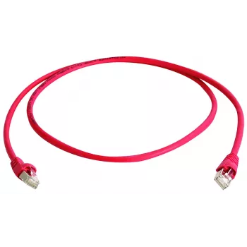 Telegärtner Snagless Cat6a S/FTP patch kabel RJ45, 10 m, rdeč