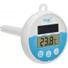 TFA Dostmann digitalni solarni termometer za bazen, belo-turkizen, 30.1068.02