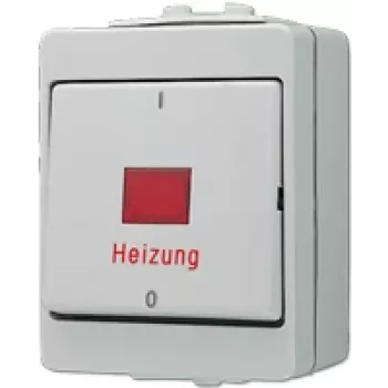 Jung 603 HW 3-polno stikalo, belo