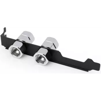 Alphacool ES PCIe reža 2x G1/4 IG in prehod za kabel