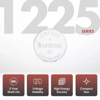 Uniross Batteries Uniross litijeva gumbna baterija CR1225 3V - SP5 univerzalna baterija