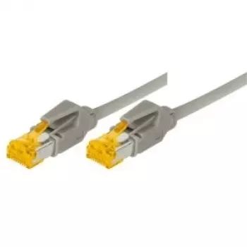 Tecline Cat6a S/FTP patch kabel RJ45, 2 m, siv, LSZH