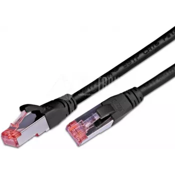 Wirewin Cat6 S/FTP povezovalni kabel, 1,5 m, črn