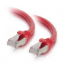 Mercodan Cat6a S/FTP patch kabel RJ45, 5 m, rdeč