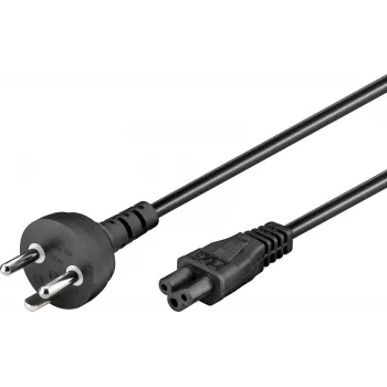 Goobay napajalni kabel, 2 m, črn (30857)