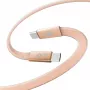 TB USB 2.0 kabel USB-C na USB-C, ploščat, 1 m, 60 W, breskev