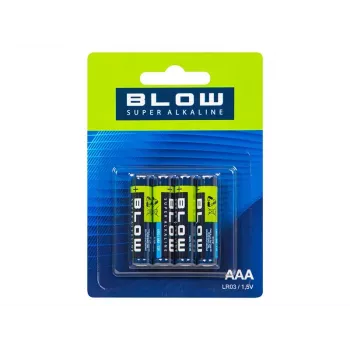 BLOW Super Alkaline baterije AAA LR3, 4 kos (blister)