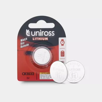 Uniross litijeva gumbna baterija CR2032, 1 kos