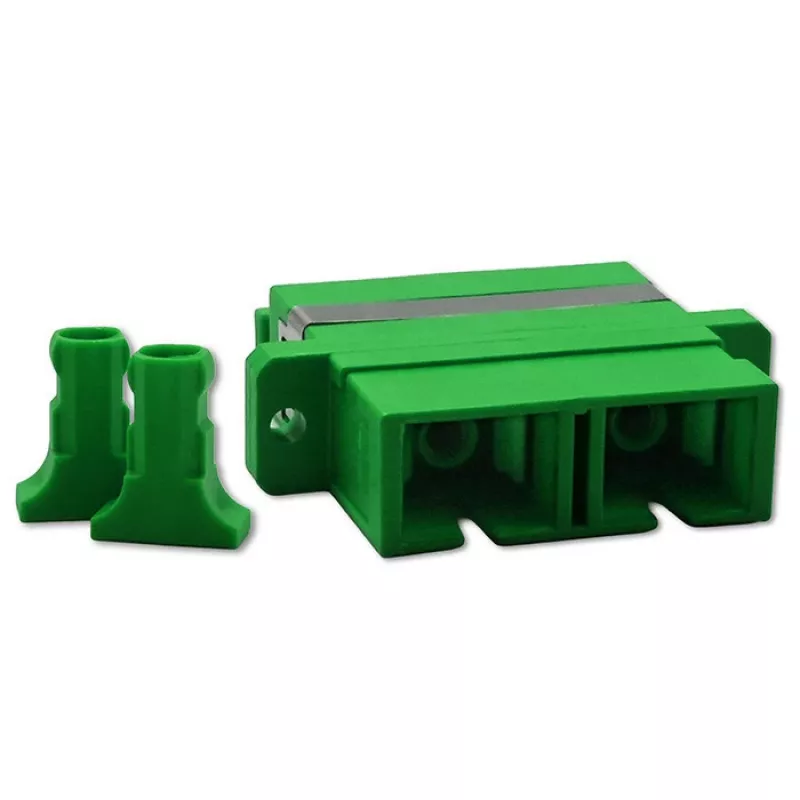 Qoltec optični adapter SC/APC, duplex, single-mode (54143)