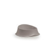 Stefanplast korito za hrano Chic 0,35L 18x18x7cm svetlo siva