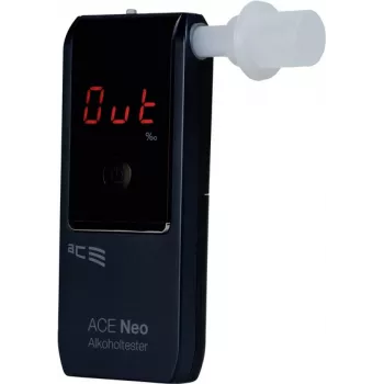 Ace Of Sweden alkotest Neo Navy, merilno območje alkohola (maks.)=4 ‰, vključno z zaslonom