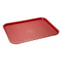 APS pladenj za hitro prehrano 350 x 270 mm, višina 20 mm, polipropilen, rdeč (530)