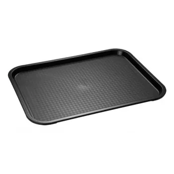 APS pladenj za hitro hrano 350 x 270 mm, višina 20 mm, polipropilen, črn (531)