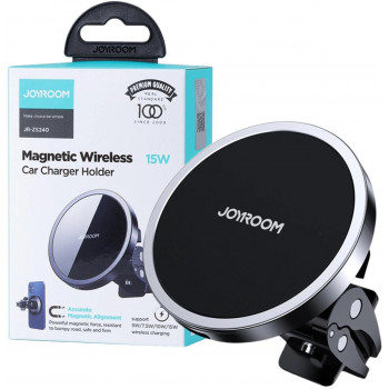Joyroom JR-ZS240 magnetno držalo za avto s 15W brezžičnim polnilnikom Qi, MagSafe