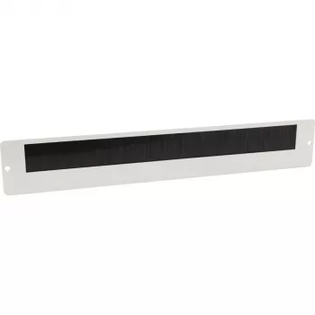 Getfort krtačna kabelska prehodnica za stenske omare, 340 mm, siva