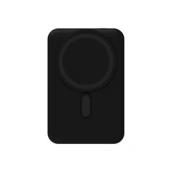 mophie Essentials magnetna brezžična powerbank 10K s stojalom, črn (401118083)