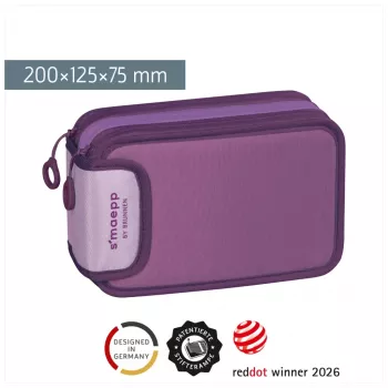 BRUNNEN peresnica polnjena s'maepp Sweet Colour Code vijolična 34-delna, 20,0 x 7,5 cm