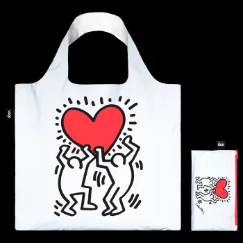 LOQI torba Keith Haring – Dancing Heart (odsevna)