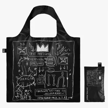 LOQI torba Basquiat – Crown črna