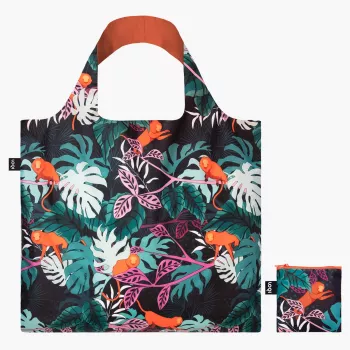 LOQI torba Glitter Power – Mata Monkey (Q_GP.MM.R)