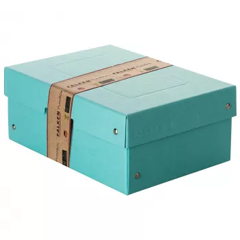 FALKEN PURE škatla za shranjevanje 1250 listov pastelno modra 18,0 x 25,0 x 10,0 cm