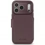 Decoded Leather snemljiv denarnica-ovitek za iPhone 18 Pro Max / 17 Pro Max, MagSafe, Chocolat Brown