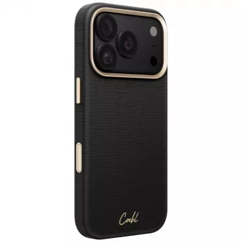 UNIQ Coehl Mirelle ovitek za iPhone 18 Pro / 17 Pro, magnetno polnjenje, črn