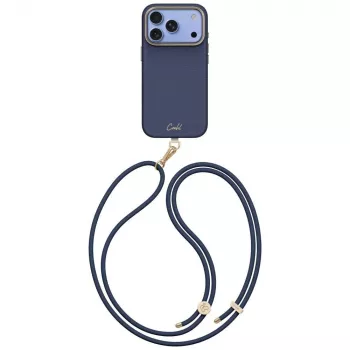 UNIQ Coehl Mirelle ovitek za iPhone 18 Pro / 17 Pro, magnetno polnjenje, moder