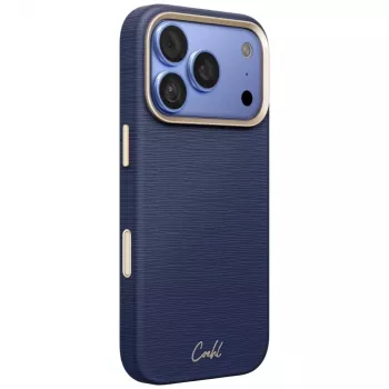 UNIQ Coehl Mirelle ovitek za iPhone 18 Pro / 17 Pro, magnetno polnjenje, moder