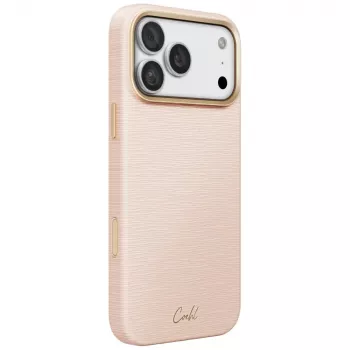 UNIQ Coehl Mirelle ovitek za iPhone 18 Pro Max / 17 Pro Max, magnetno polnjenje, roza