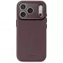 Decoded Leather Backcover – usnjen ovitek za iPhone 18 Pro Max / 17 Pro Max, združljiv z MagSafe (čokoladno rjava)