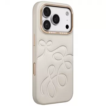 Ovitek UNIQ Coehl Cloude za iPhone 18 Pro/ 17 Pro, magnetno polnjenje, bež