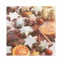 PAPSTAR božični prtički »Cinnamon Stars« 330 x 330 mm, potiskani, 1/4 pregib, 3-slojni