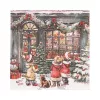 PAPSTAR božični prtički »It looks like Christmas« 330 x 330 mm, potiskani, 1/4 pregib, 3-slojni