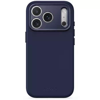 Decoded AntiMicrobial silikonski hrbtni ovitek za iPhone 18 Pro / 17 Pro, MagSafe, Atlantic Blue