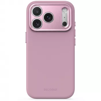 Decoded AntiMicrobial silikonski hrbtni ovitek za iPhone 18 Pro Max / 17 Pro Max, MagSafe, Rose Quartz