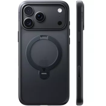 TORRAS Ostand Q3 Spin – ovitek za iPhone 18 Pro / 17 Pro, združljiv z MagSafe (črn)