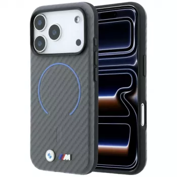 BMW M Carbon potiskan obroč ovitek MagSafe za iPhone 18 Pro Max / 17 Pro Max, antracit