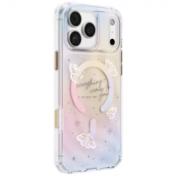 UNIQ Coehl Ellie ovitek za iPhone 18 Pro Max / 17 Pro Max, magnetno polnjenje, Prism Bloom