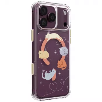 UNIQ Coehl Elysie ovitek za iPhone 18 Pro Max / 17 Pro Max, magnetno polnjenje, Whiskered Dreams