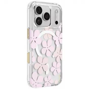 UNIQ Coehl Mila ovitek za iPhone 18 Pro / 17 Pro, magnetno polnjenje, roza