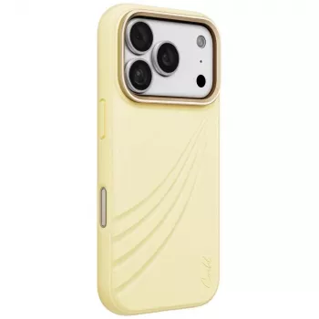 UNIQ Coehl Serina ovitek za iPhone 18 Pro / 17 Pro, magnetno polnjenje, rumen