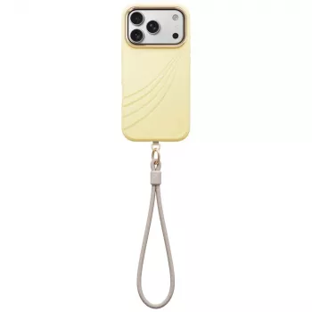 UNIQ Coehl Serina ovitek za iPhone 18 Pro / 17 Pro, magnetno polnjenje, rumen