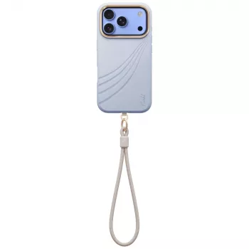 UNIQ Coehl Serina ovitek za iPhone 18 Pro / 17 Pro, magnetno polnjenje, moder