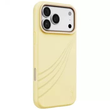 UNIQ Coehl Serina ovitek za iPhone 18 Pro Max / 17 Pro Max, magnetno polnjenje, rumen