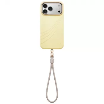 UNIQ Coehl Serina ovitek za iPhone 18 Pro Max / 17 Pro Max, magnetno polnjenje, rumen