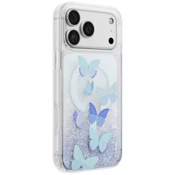 UNIQ Coehl Aria ovitek za iPhone 18 Pro Max / 17 Pro Max, magnetno polnjenje, moder