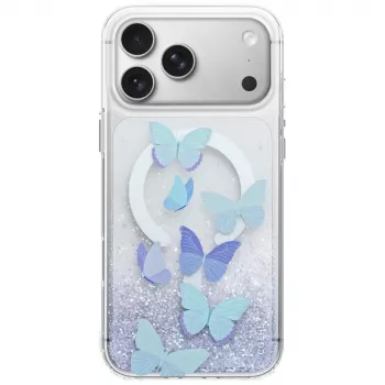 UNIQ Coehl Aria ovitek za iPhone 18 Pro Max / 17 Pro Max, magnetno polnjenje, moder